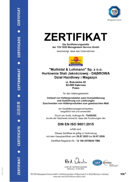 ISO 9001:2015 DE2